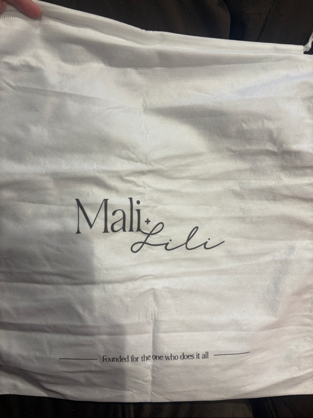 Mali + Lili Buckle Bucket Shoulder Bag in Brown - Picture 10 of 10